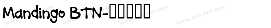 Mandingo BTN字体转换